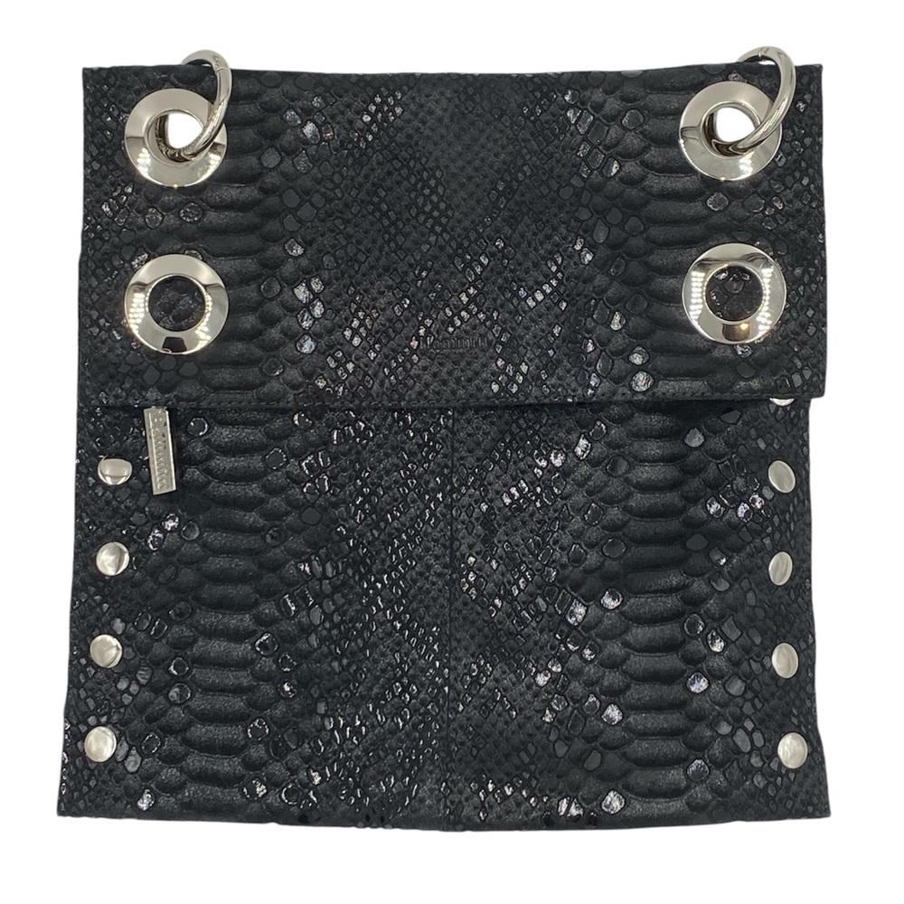 Hammitt Montana Large Reversible Black Leather Crossbody Bag RARE - Picture 6 of 10